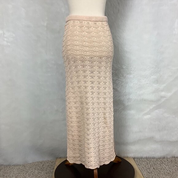 Spell & The Gypsy Spell Road to Paradise Knit Skirt Wheat M - Picture 3 of 6